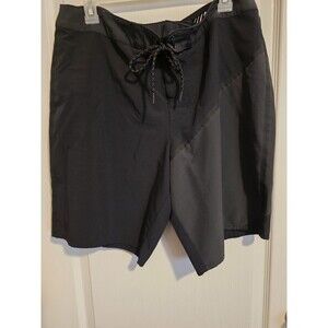 American Eagle Outfitters Black Board Shorts, Drawstring waist  Men's Size L